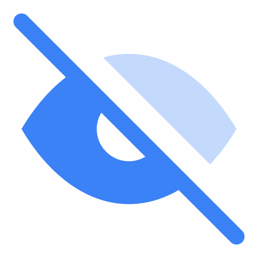 パスワードを非表示